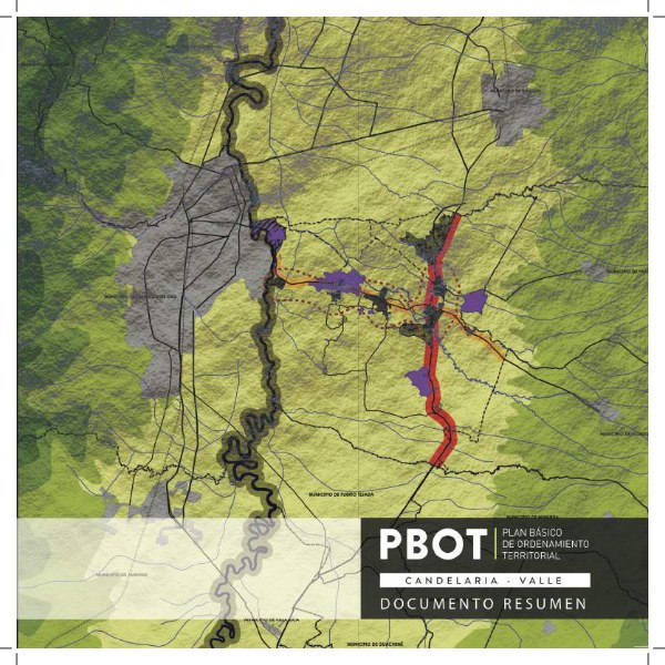Portada · Plan Básico de Ordenamiento Territorial · Candelaria, Valle
